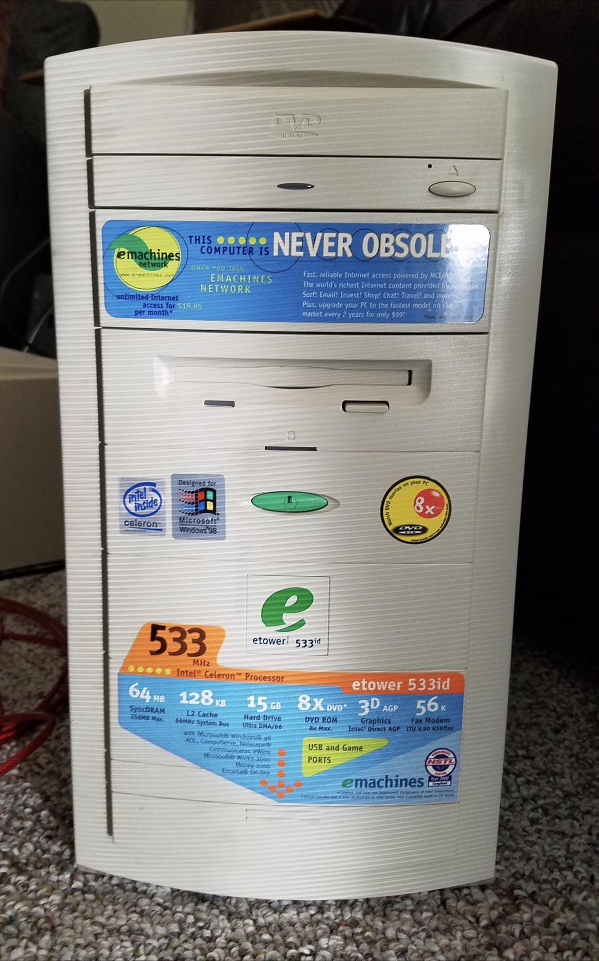 eMachines computer
